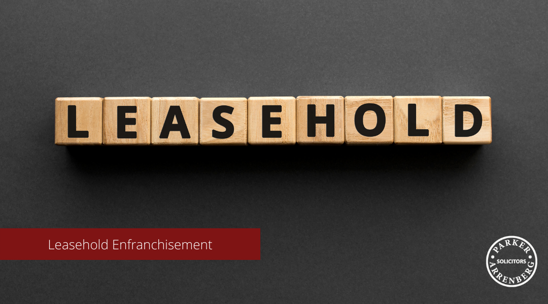 Leasehold spelt in blocks regarding Leasehold Enfranchisement